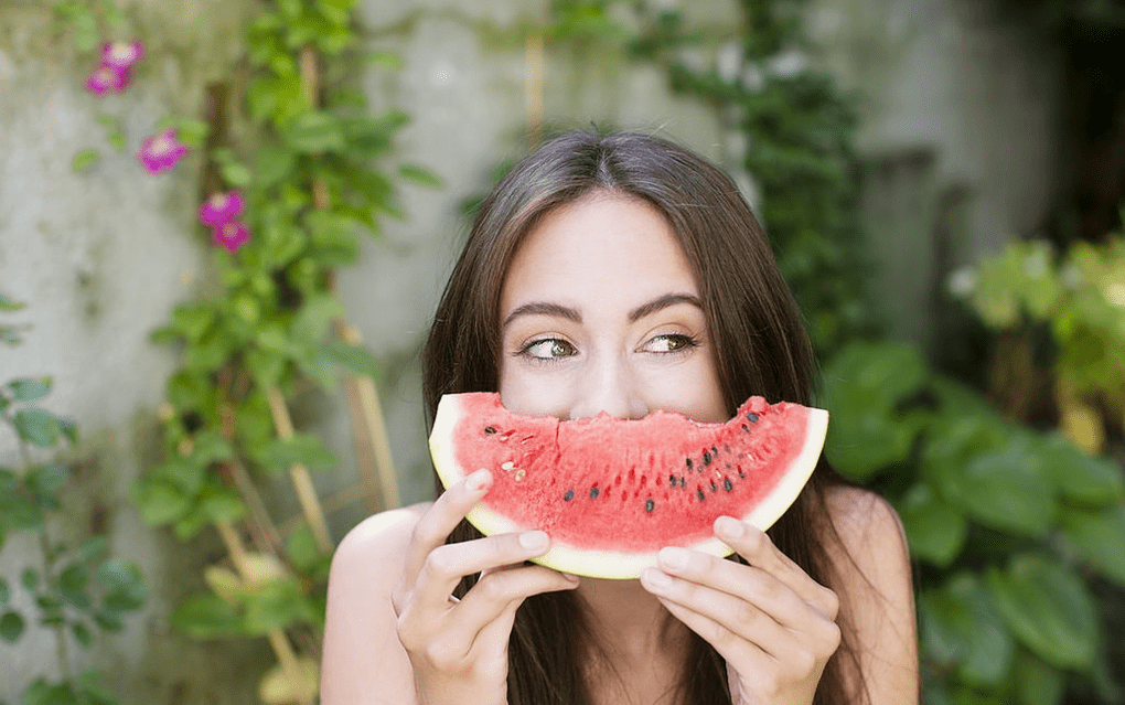 Layout from diet for watermelon